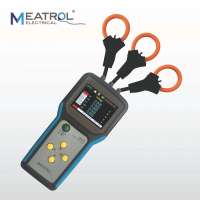 ME435 digital clamp meter 3PH4W connected with current transformer rogowski coil